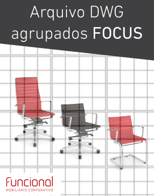 CADEIRAS CAD 2D - LINHA FOCUS