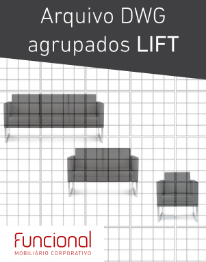 CADEIRAS CAD 2D - LINHA LIFT MODULAR