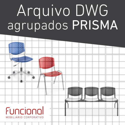 CADEIRAS CAD 2D - LINHA PRISMA