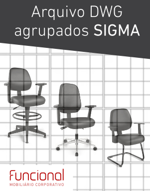 CADEIRAS CAD 2D - LINHA SIGMA