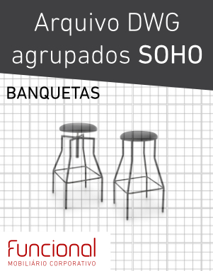 CADEIRAS CAD 2D - LINHA SOHO