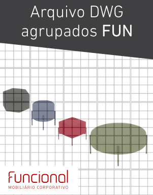 PUFE CAD 2D - LINHA FUN