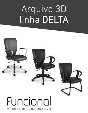 CADEIRAS 3D - LINHA DELTA