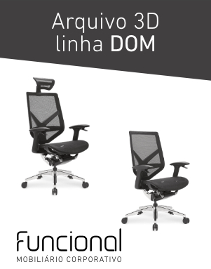CADEIRAS 3D - LINHA DOM