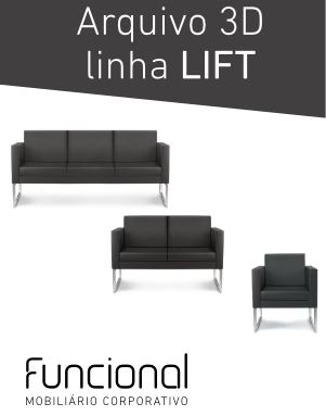 CADEIRAS 3D - LINHA LIFT