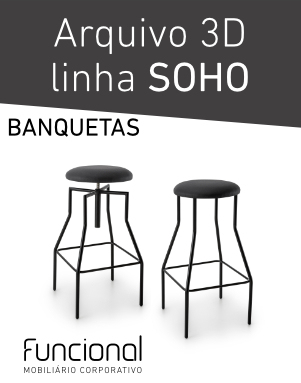 CADEIRAS 3D - LINHA SOHO