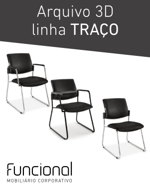 CADEIRAS 3D - LINHA TRAÇO