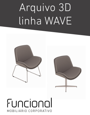 CADEIRAS 3D - LINHA WAVE