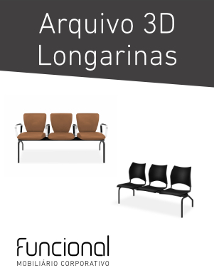 CADEIRAS 3D - LINHA LONGARINAS