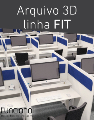 MÓVEIS 3D - LINHA FIT - MESA ELEVATÓRIA E REBATÍVEL