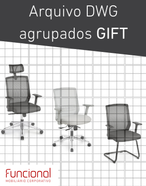 CADEIRAS CAD 2D - LINHA GIFT