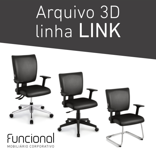 CADEIRAS 3D - LINHA LINK