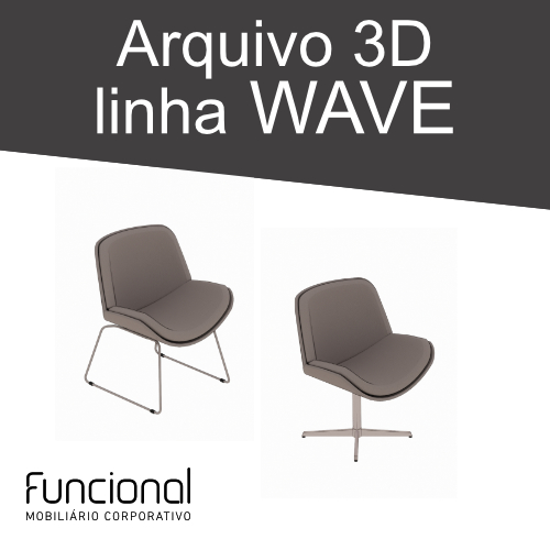 CADEIRAS 3D - LINHA WAVE