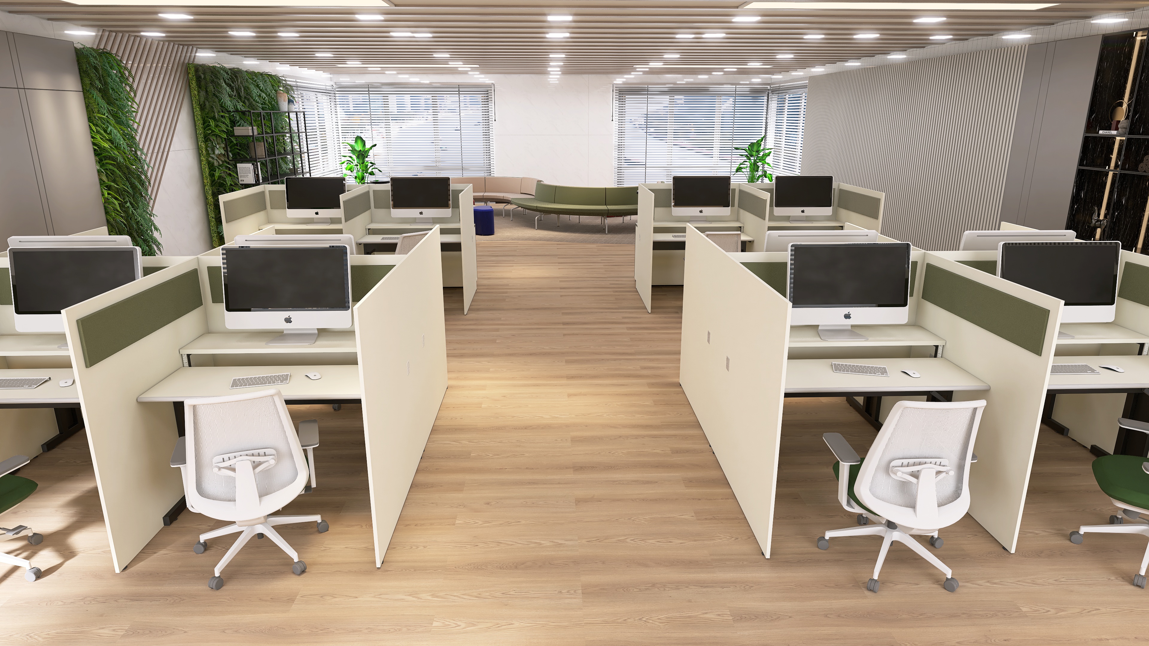Mesa de telemarketing lateral