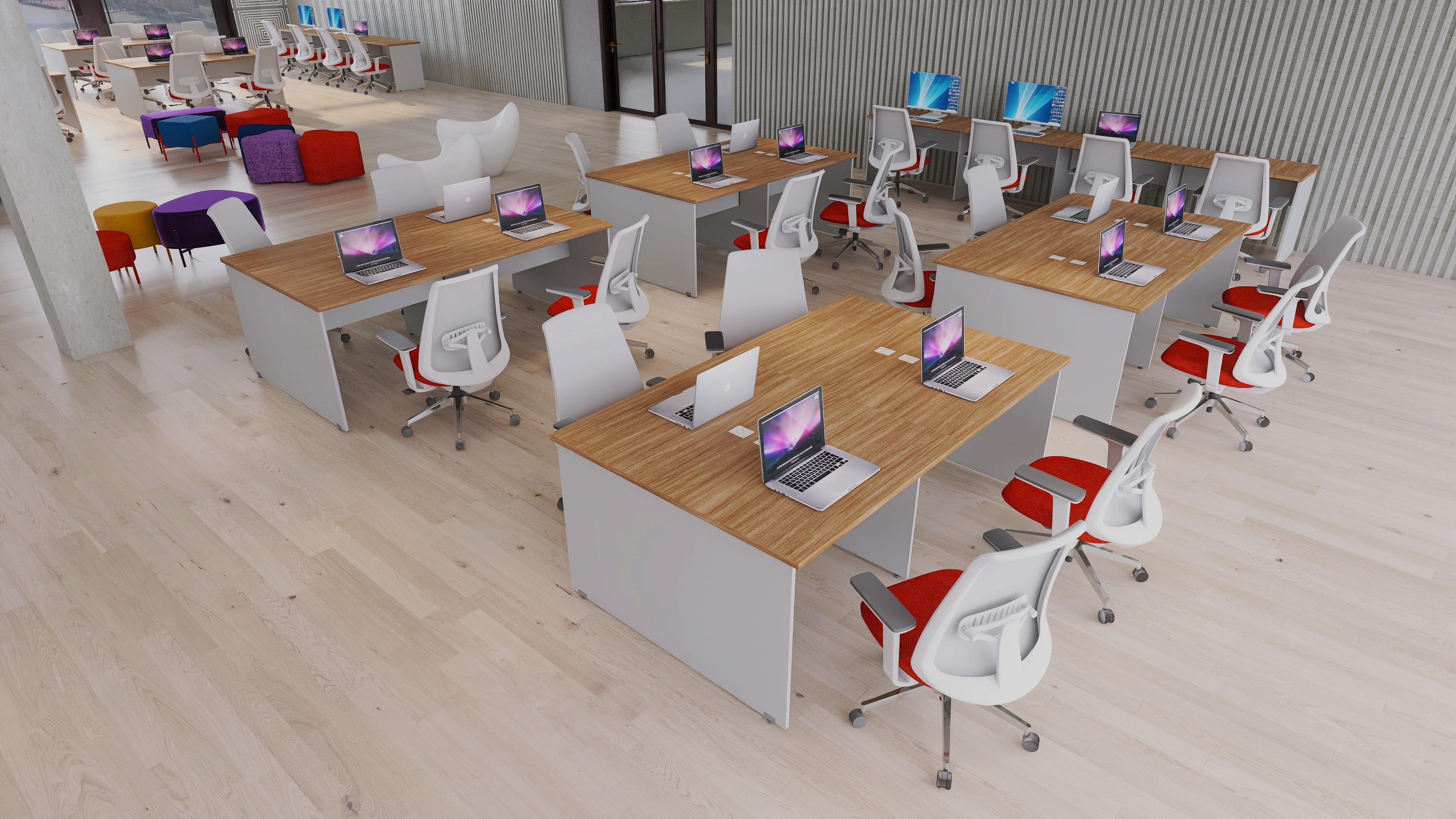Plataforma de trabalho Lateral Painel