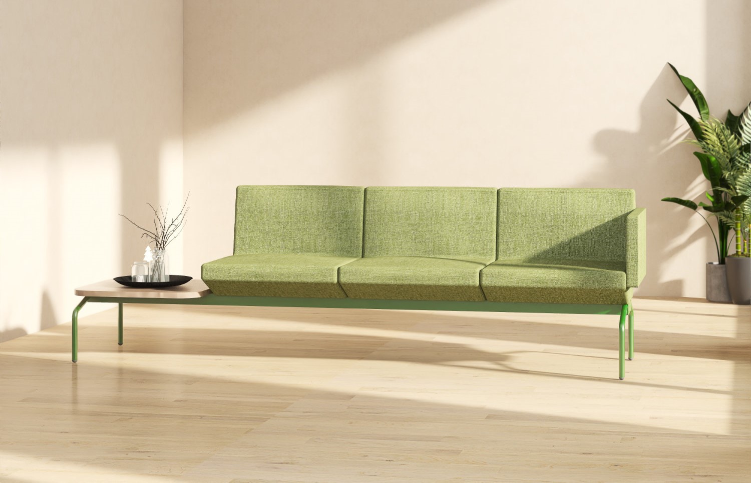Poltrona Space com mesa lateral