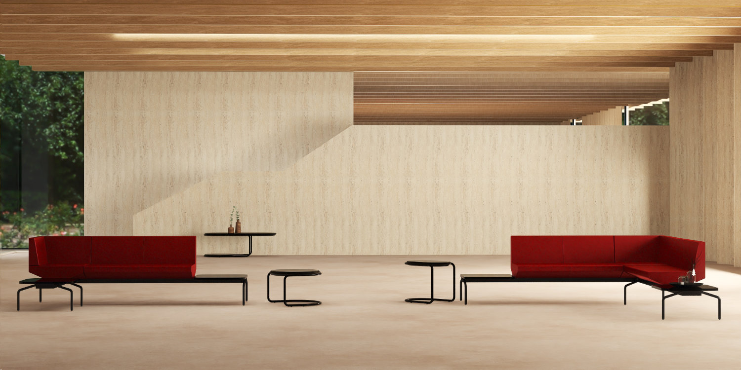 Poltrona Space com mesa lateral