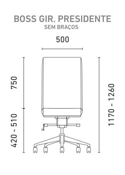 Arquivo Individual Cotado (Sem braço)