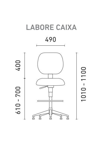 Arquivo Individual Cotado (Sem braço)